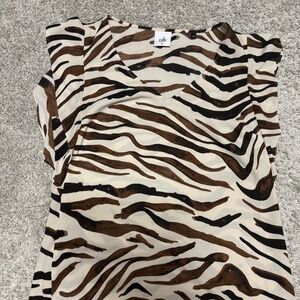 Cabi animal print dress top